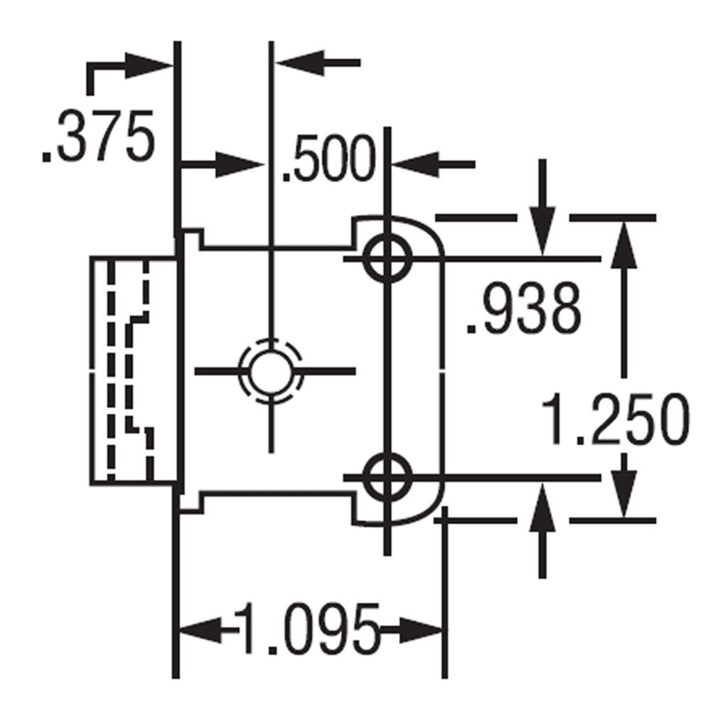 Partial Wrap-Around Face-Frame Hinge, Self-Closing, 1/2" Overlay, Weathered Nickel - Alt Image 2
