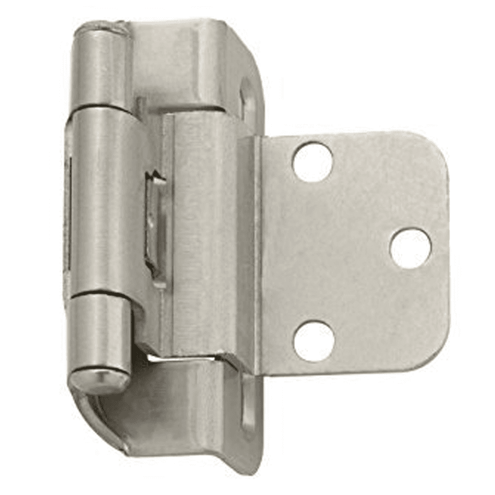 Partial Wrap-Around Face-Frame Hinge, Self-Closing, 3/8" Inset, Oil Rubbed Bronze - Alt Image 2