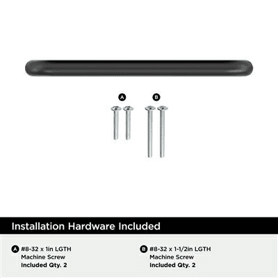 4" Wire Pulls Cabinet Pull, Matte Black Alt 3 - Image