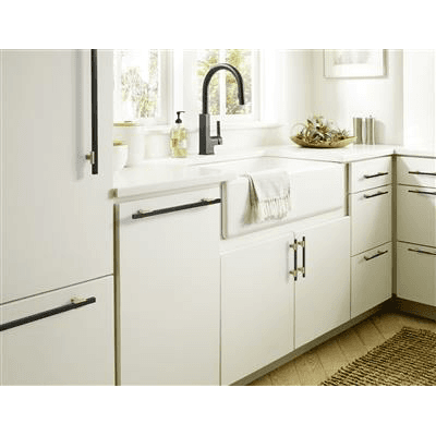 5-1/16" Urbanite Cabinet Pull, Champagne Bronze/Matte Black Alt 3 - Image