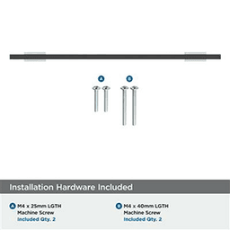 8-13/16" Urbanite Cabinet Pull, Champagne Bronze/Matte Black Alt 1 - Image