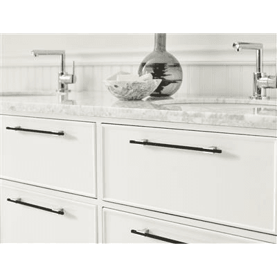8-13/16" Urbanite Cabinet Pull, Champagne Bronze/Matte Black Alt 3 - Image