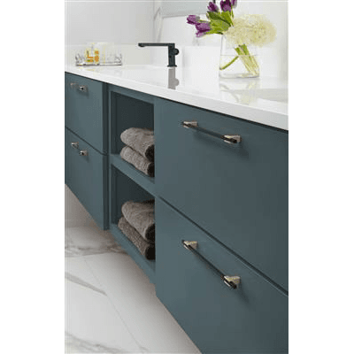 10-1/16" Urbanite Cabinet Pull, Champagne Bronze/Matte Black Alt 3 - Image