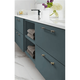 10-1/16" Urbanite Cabinet Pull, Champagne Bronze/Matte Black Alt 3 - Image