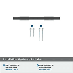 3" Urbanite Cabinet Pull, Champagne Bronze/Matte Black Alt 1 - Image