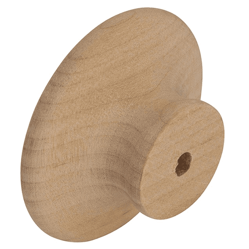 High quality unfinished wood knob for residential or commercial use