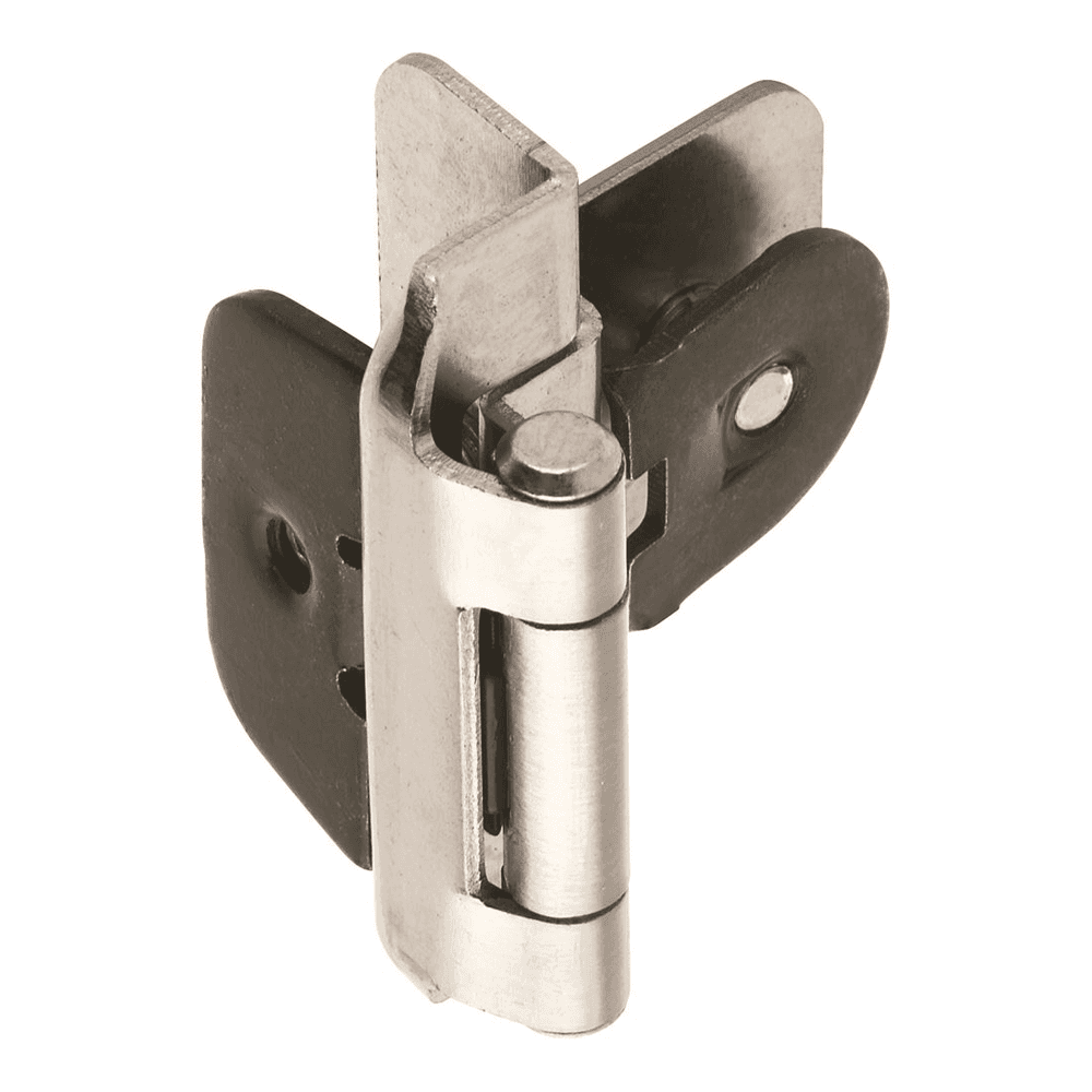 Double Demountable Hinge, Self-Closing, 3/8" Inset, Burnished Brass - Alt Image 1