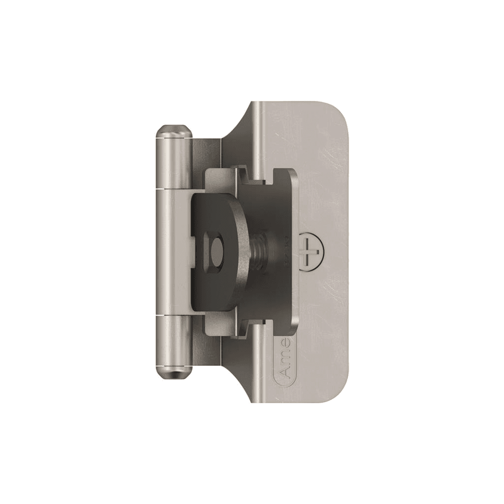 Double Demountable Hinge, Self-Closing, 3/8", Inset, Satin Nickel - Main Image