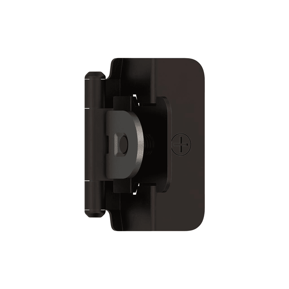 Double Demountable Hinge, Self-Closing, 1/2" Overlay, Oil Rubbed Bronze - Main Image