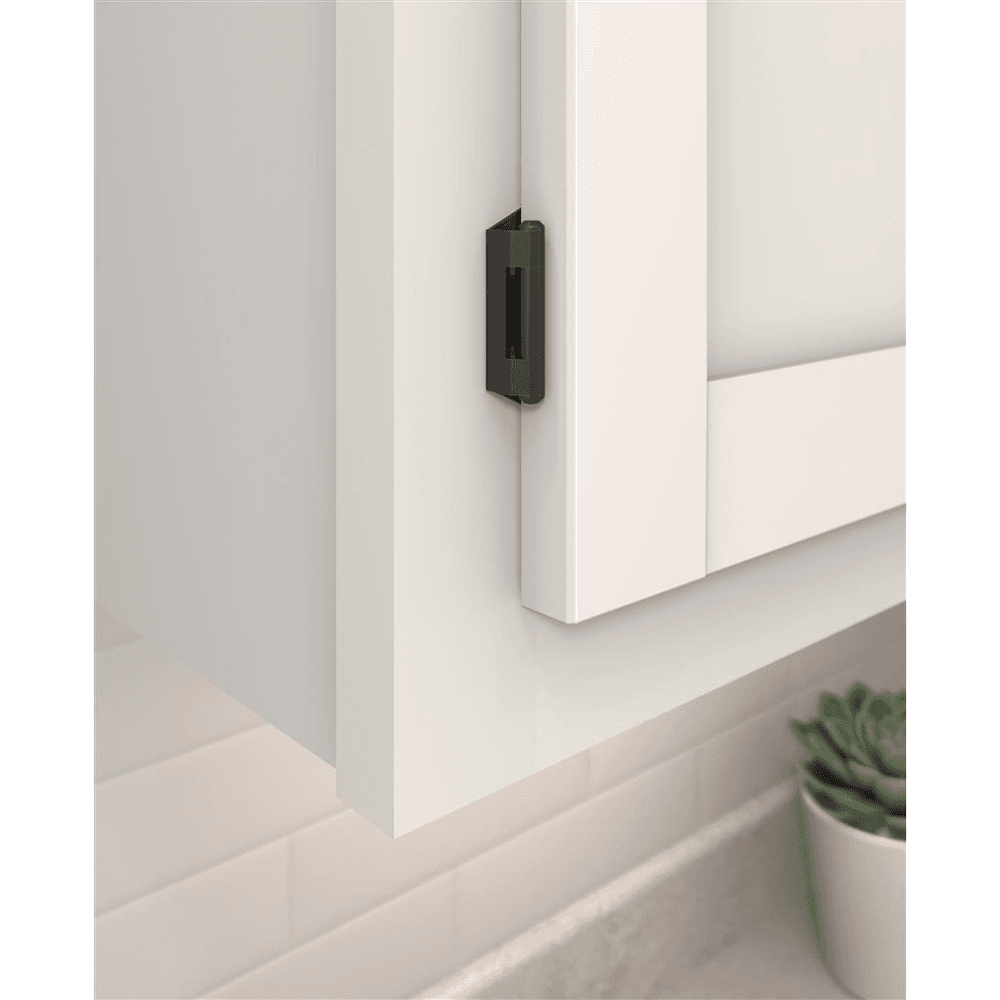 Single Demountable Hinge, Self-Closing, 1/4" Overlay, Oil Rubbed Bronze - Beauty Shot