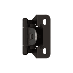 Single Demountable Hinge, Self-Closing, 1/4" Overlay, Oil Rubbed Bronze - Main Image