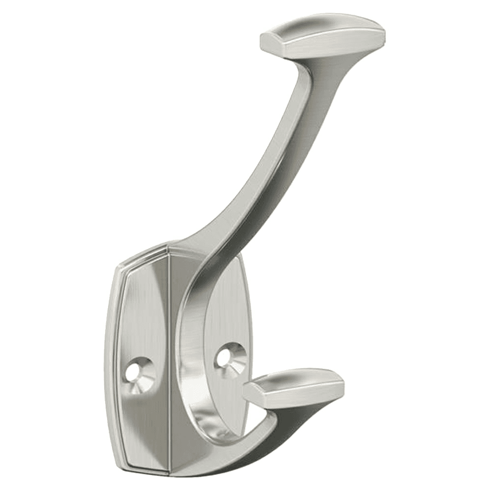 Vicinity Double Robe Hook, Satin Nickel Main - Image