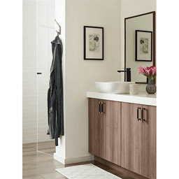 5-7/16&quot; x 5-7/16&quot; Emerge Double Prong Decorative Wall Hook, Satin Nickel Alt 2 - Image