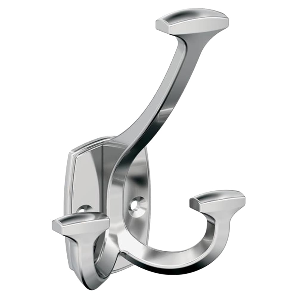 4-9/16&quot; x 4-9/16&quot; Vicinity Triple Prong Decorative Wall Hook, Oil-Rubbed Bronze Alt 1 - Image