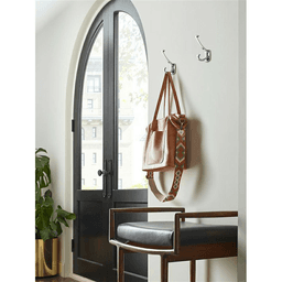 4-9/16&quot; x 4-9/16&quot; Vicinity Triple Prong Decorative Wall Hook, Oil-Rubbed Bronze Alt 2 - Image