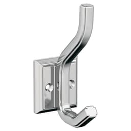 4-1/2&quot; x 4-1/2&quot; Aliso Double Prong Decorative Wall Hook, Oil-Rubbed Bronze Alt 1 - Image