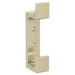 4-3/4&quot; x 4-3/4&quot; Bray Double Prong Decorative Wall Hook, Golden Champagne Main - Image