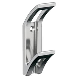 4-1/16&quot; x 4-1/16&quot; Avid Double Prong Decorative Wall Hook, Matte Black Alt 1 - Image