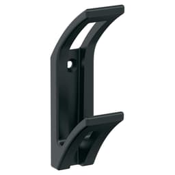 4-1/16&quot; x 4-1/16&quot; Avid Double Prong Decorative Wall Hook, Matte Black Main - Image
