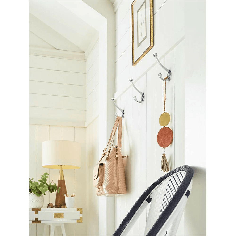 5&#45;1/2&quot; x 5&#45;1/2&quot; Adare Double Prong Decorative Wall Hook, Champagne Bronze Finish - Alt Image 3