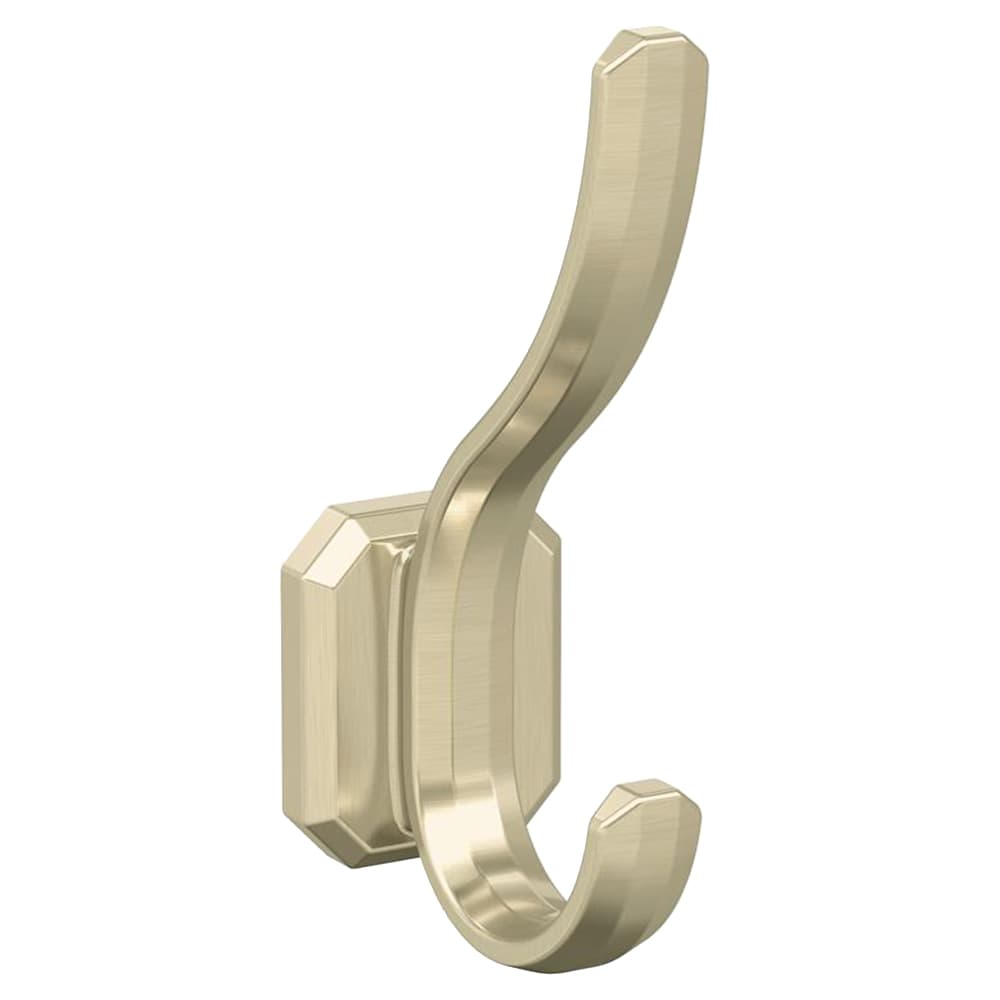 5-5/16&quot; x 5-5/16&quot; Granlyn Double Prong Decorative Wall Hook, Golden Champagne Main - Image