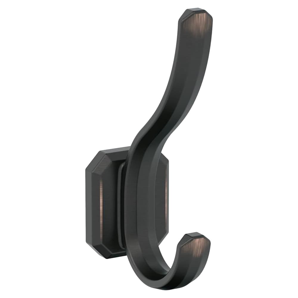 5-5/16&quot; x 5-5/16&quot; Granlyn Double Prong Decorative Wall Hook, Oil-Rubbed Bronze Main - Image