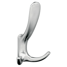 4-15/16&quot; x 4-15/16&quot; Finesse Triple Prong Decorative Wall Hook, Satin Nickel Alt 1 - Image