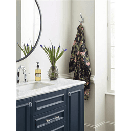 4-15/16&quot; x 4-15/16&quot; Finesse Triple Prong Decorative Wall Hook, Matte Black Alt 2 - Image