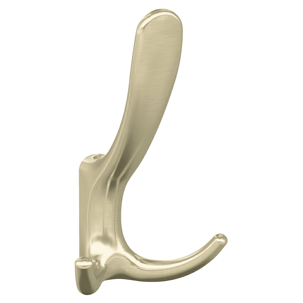 4-15/16&quot; x 4-15/16&quot; Finesse Triple Prong Decorative Wall Hook, Golden Champagne Main - Image