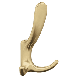 4-15/16&quot; x 4-15/16&quot; Finesse Triple Prong Decorative Wall Hook, Champagne Bronze Main - Image