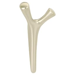 6-1/16&quot; x 6-1/16&quot; Kodiak Double Prong Decorative Wall Hook, Golden Champagne Main - Image