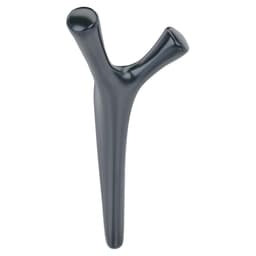 6-1/16&quot; x 6-1/16&quot; Kodiak Double Prong Decorative Wall Hook, Matte Black Main - Image