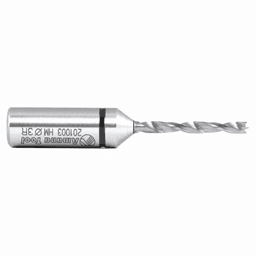 3mm x 57mm Cutting Edge Brad Point Boring Bit, Left Hand, 10mm Shank - Alt Image 1