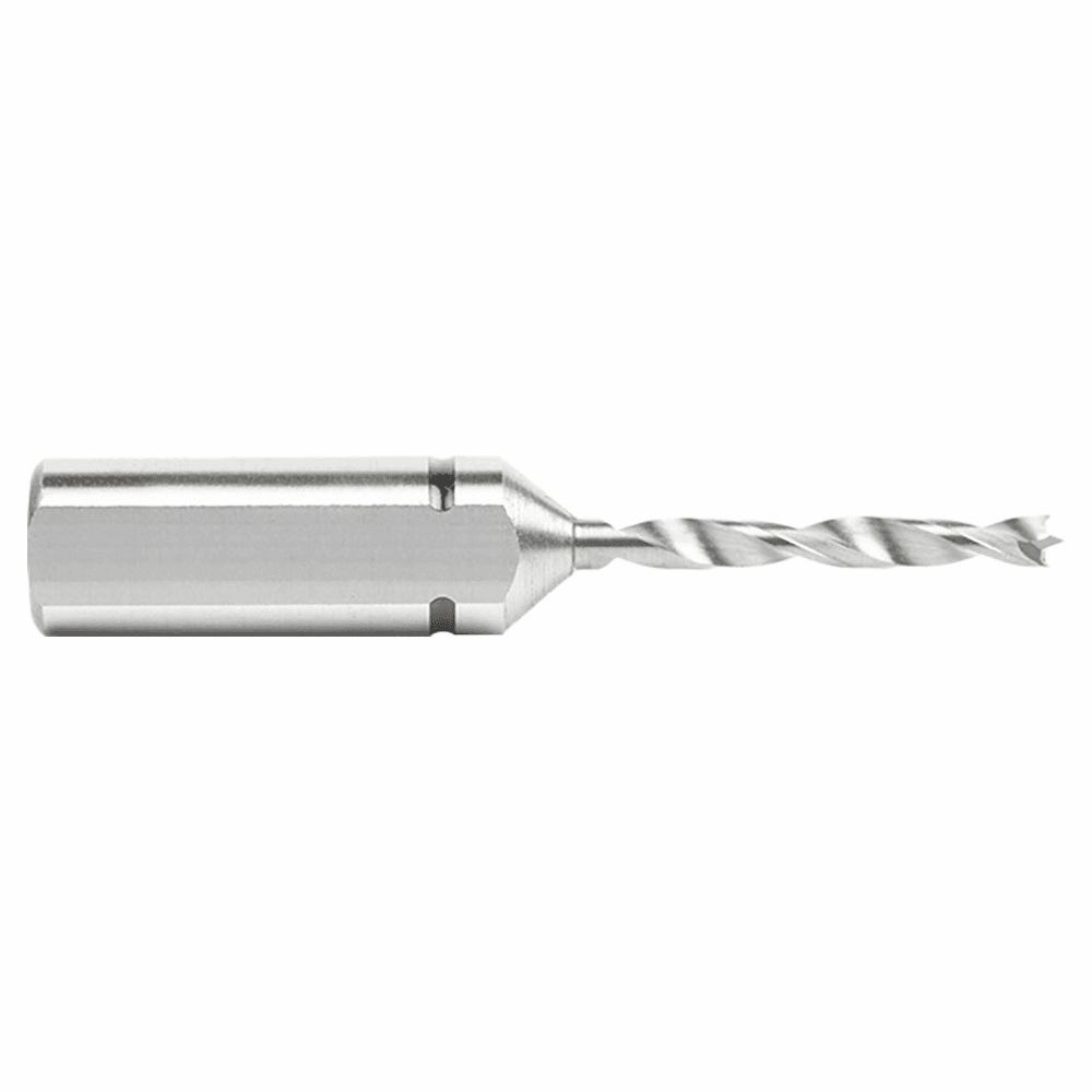 3mm x 57mm Cutting Edge Brad Point Boring Bit, Left Hand, 10mm Shank - Alt Image 3