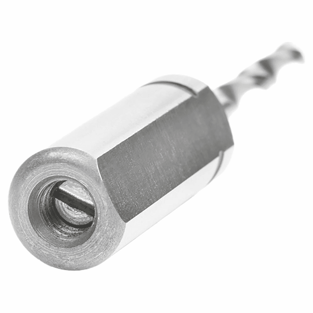 3mm x 57mm Cutting Edge Brad Point Boring Bit, Left Hand, 10mm Shank - Alt Image 4