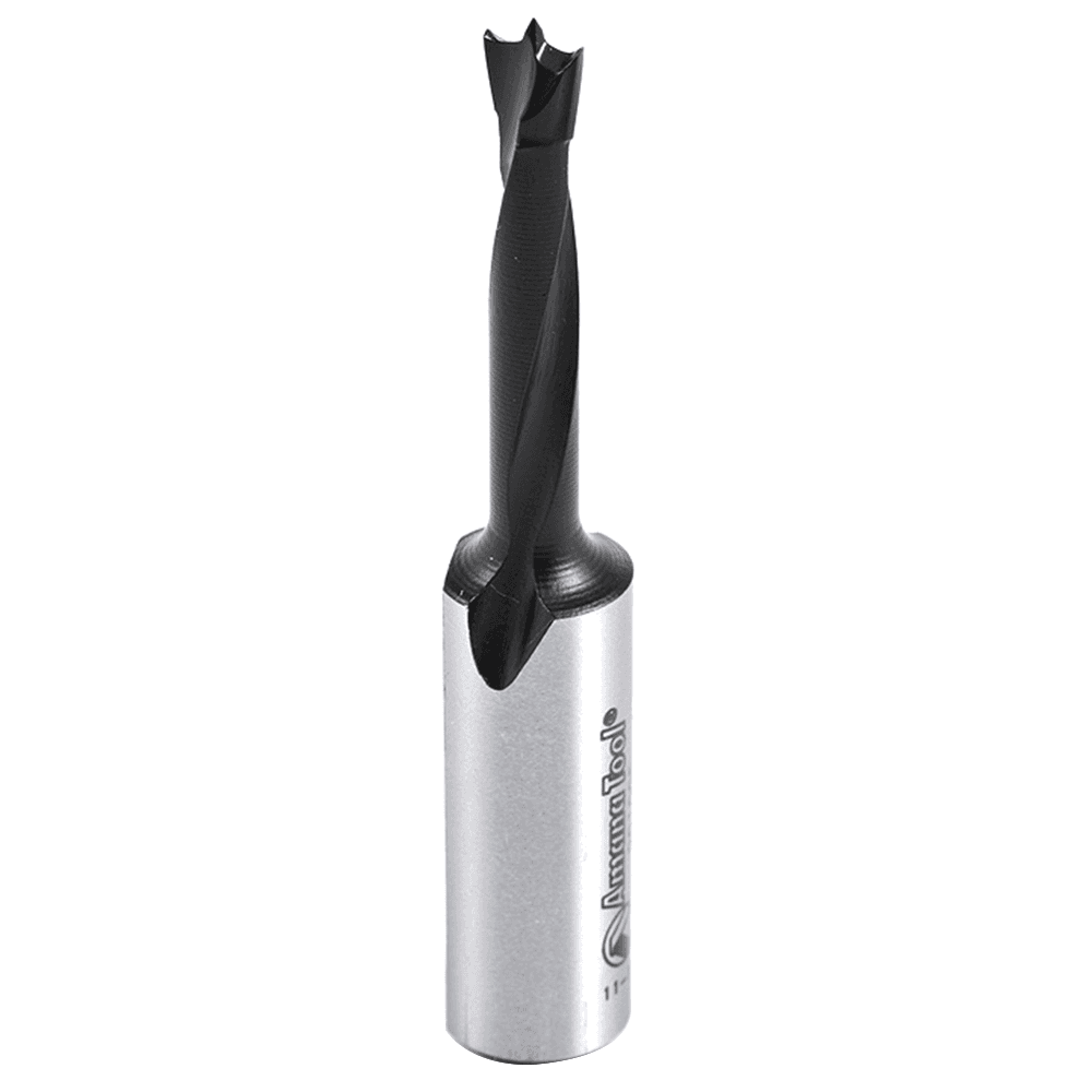 Amana 5mm x 57mm Brad Point Boring Bit, Right Hand, 10mm Shank