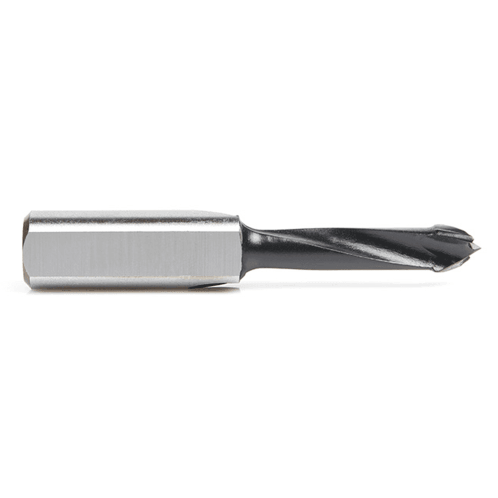 1/4" x 57mm Brad Point Boring Bit, Right Hand, 10mm Shank - Alt Image 1