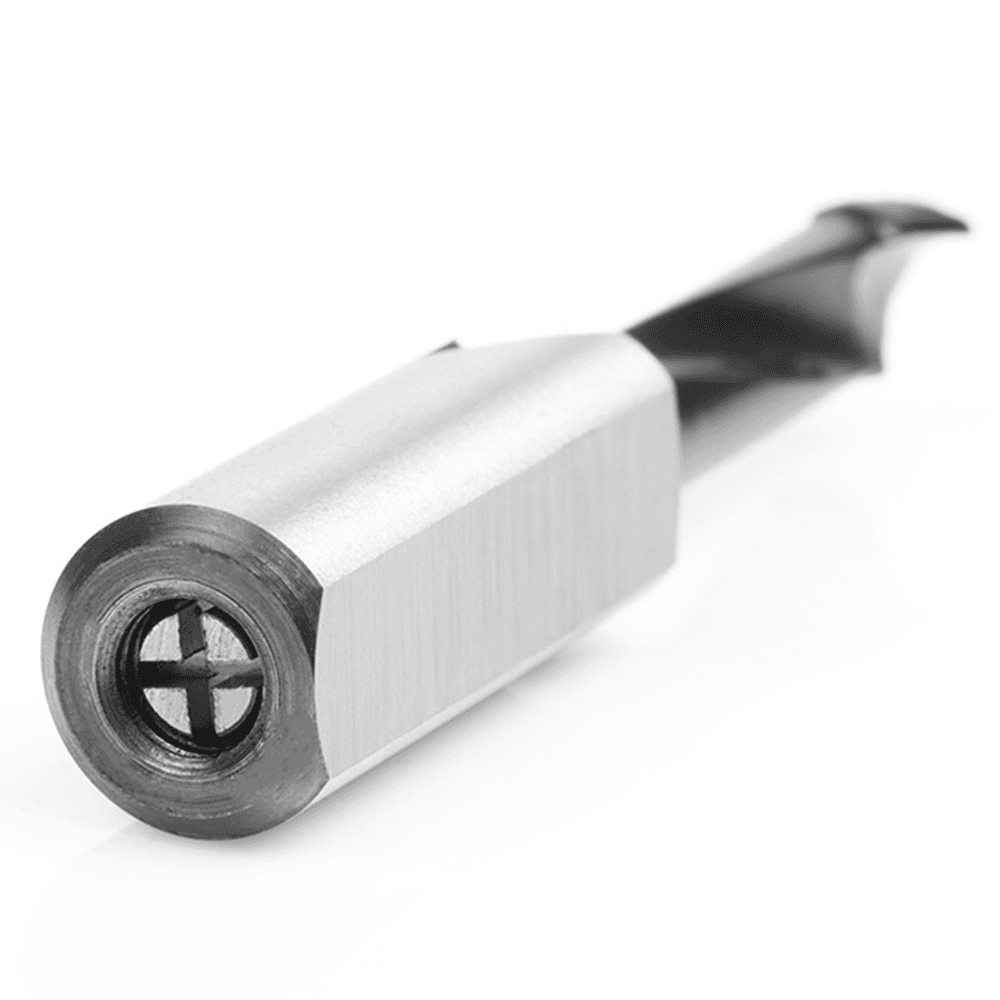 1/4" x 57mm Brad Point Boring Bit, Right Hand, 10mm Shank - Alt Image 3
