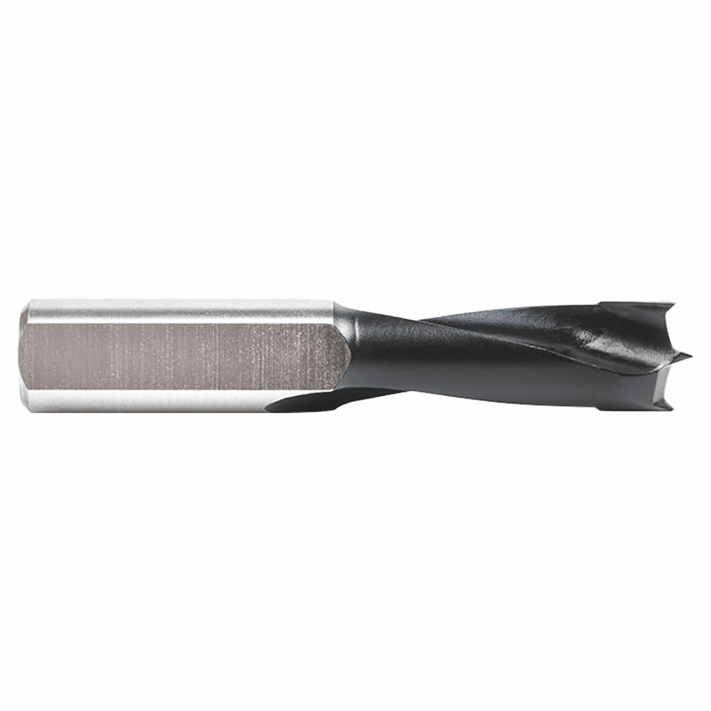 3/8" x 57mm Brad Point Boring Bit, Left Hand, 10mm Shank - Alt Image 1
