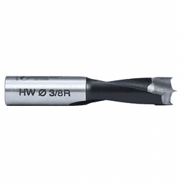 3/8" x 57mm Brad Point Boring Bit, Left Hand, 10mm Shank - Alt Image 2