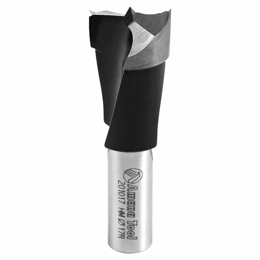 Amana 17mm x 57mm Brad Point Boring Bit - Right Hand - 10mm Shank