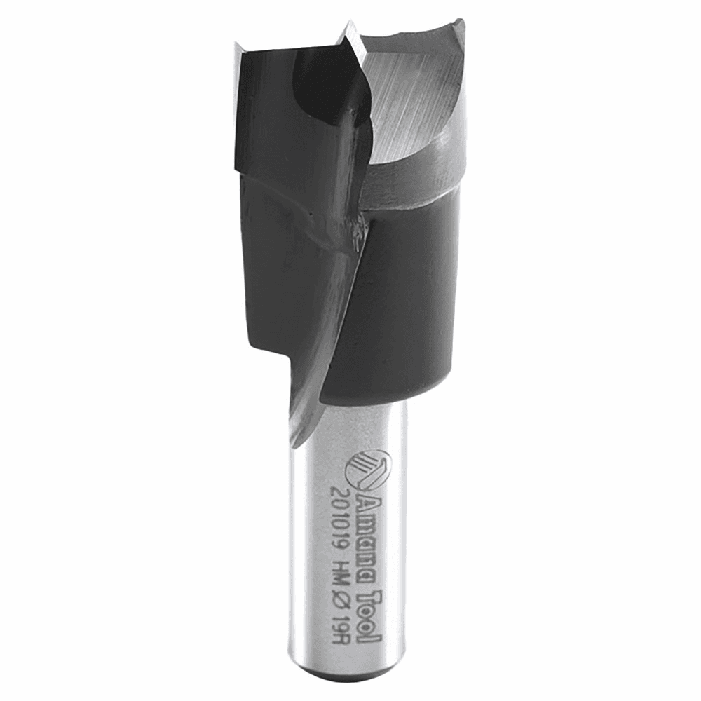 Amana 19mm x 57mm Brad Point Boring Bit, Right Hand, 10mm Shank