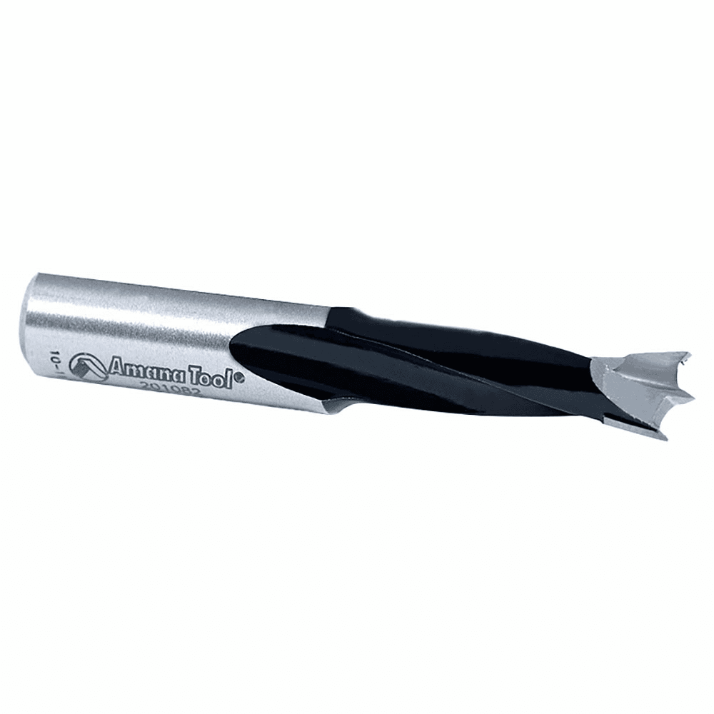 8.2mm x 57mm Brad Point Boring Bit, Left Hand, 10mm Shank - Alt Image 2