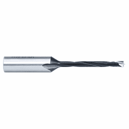 4mm x 77mm Brad Point Boring Bit, Left Hand, 10mm Shank - Alt Image 1