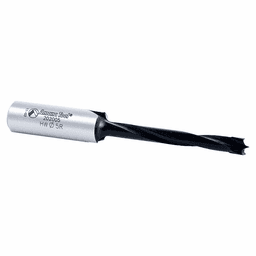 5mm x 77mm Brad Point Boring Bit, Left Hand, 10mm Shank - Alt Image 2