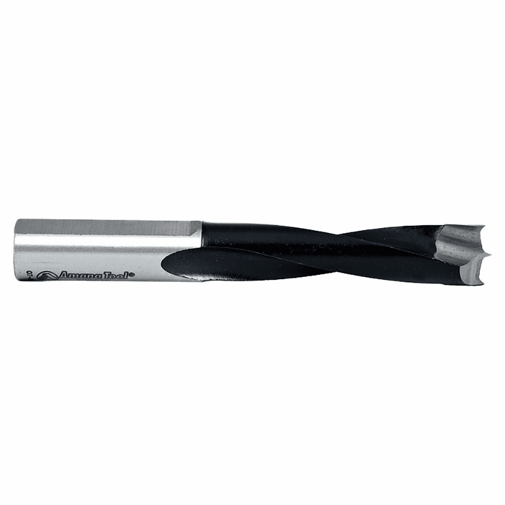 10mm x 77mm Brad Point Boring Bit, Left Hand, 10mm Shank - Alt Image 1