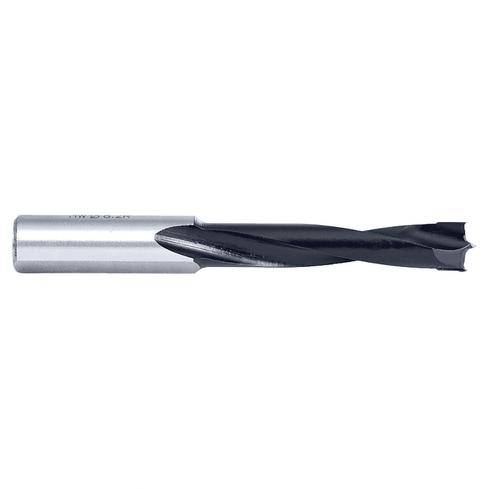 8.2mm x 77mm Brad Point Boring Bit, Left Hand, 10mm Shank - Alt Image 1