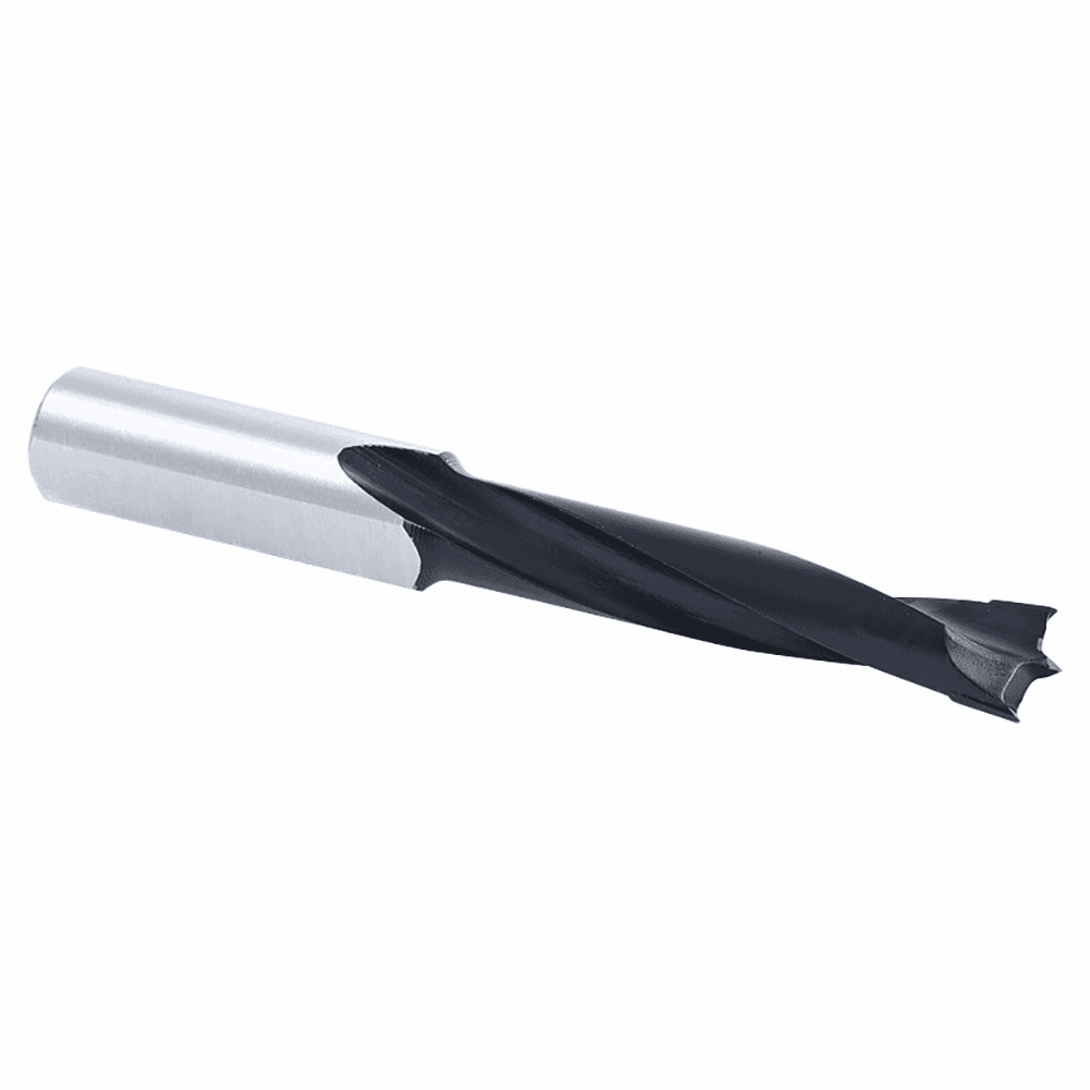 8.2mm x 77mm Brad Point Boring Bit, Left Hand, 10mm Shank - Alt Image 2