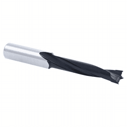 8.2mm x 77mm Brad Point Boring Bit, Left Hand, 10mm Shank - Alt Image 2