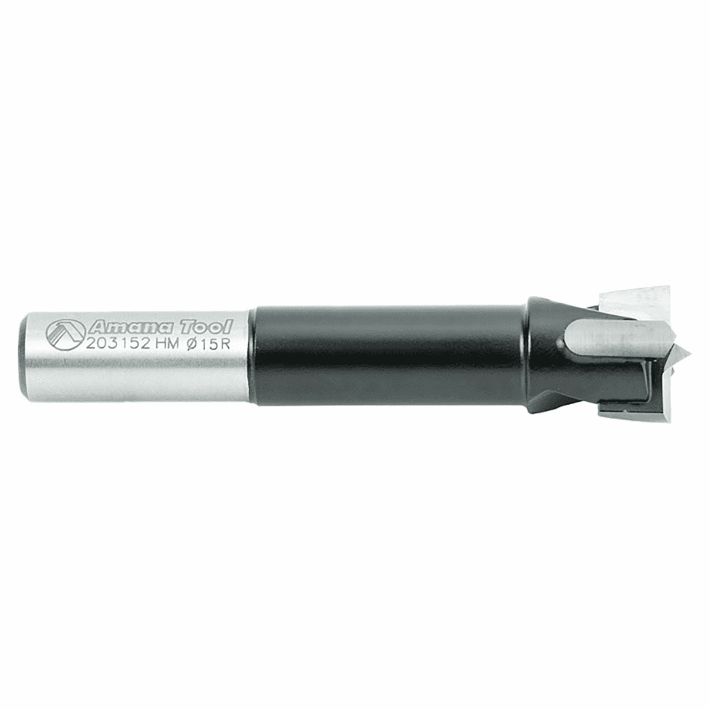 Amana 15mm x 70mm Hinge Boring Bit, Right Hand, 10mm Shank - Cutting Diameter 15mm